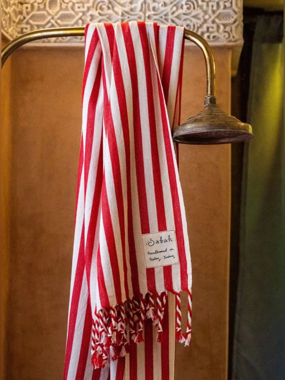 SABAH Peshtemal Fethiye Turkish Handloomed Cotton Striped Towel #0501267